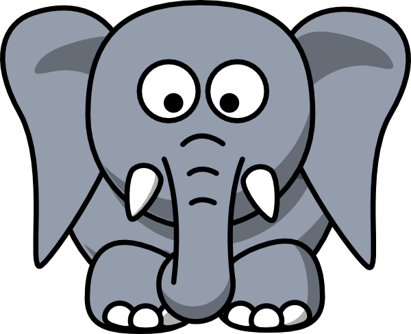 Free elephant picture.