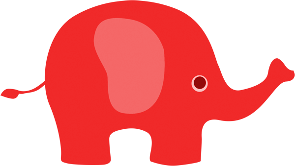 Free colorful elephant.