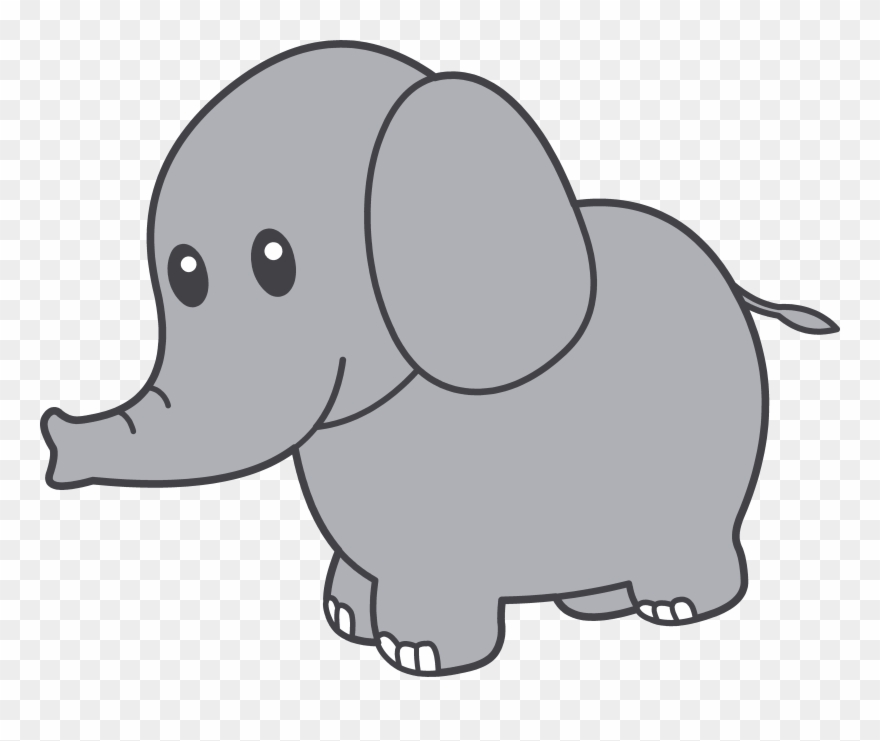Cute elephant clip.