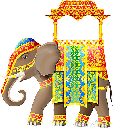 Indian elephant clip.