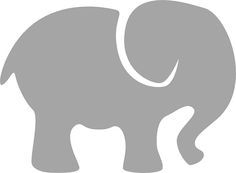 Elephant silhouette clip.