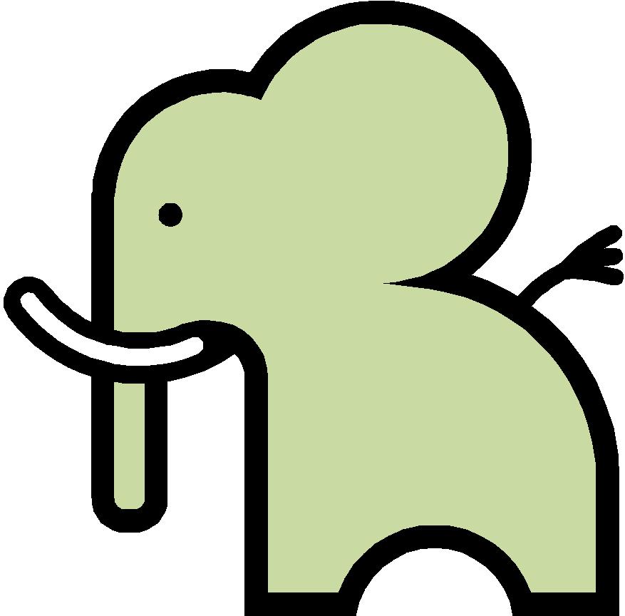 Free Simple Cartoon Elephant, Download Free Clip Art, Free