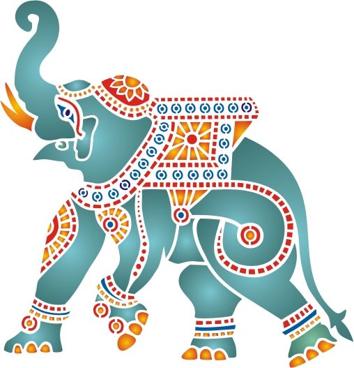 Indian elephant clipart indian perle