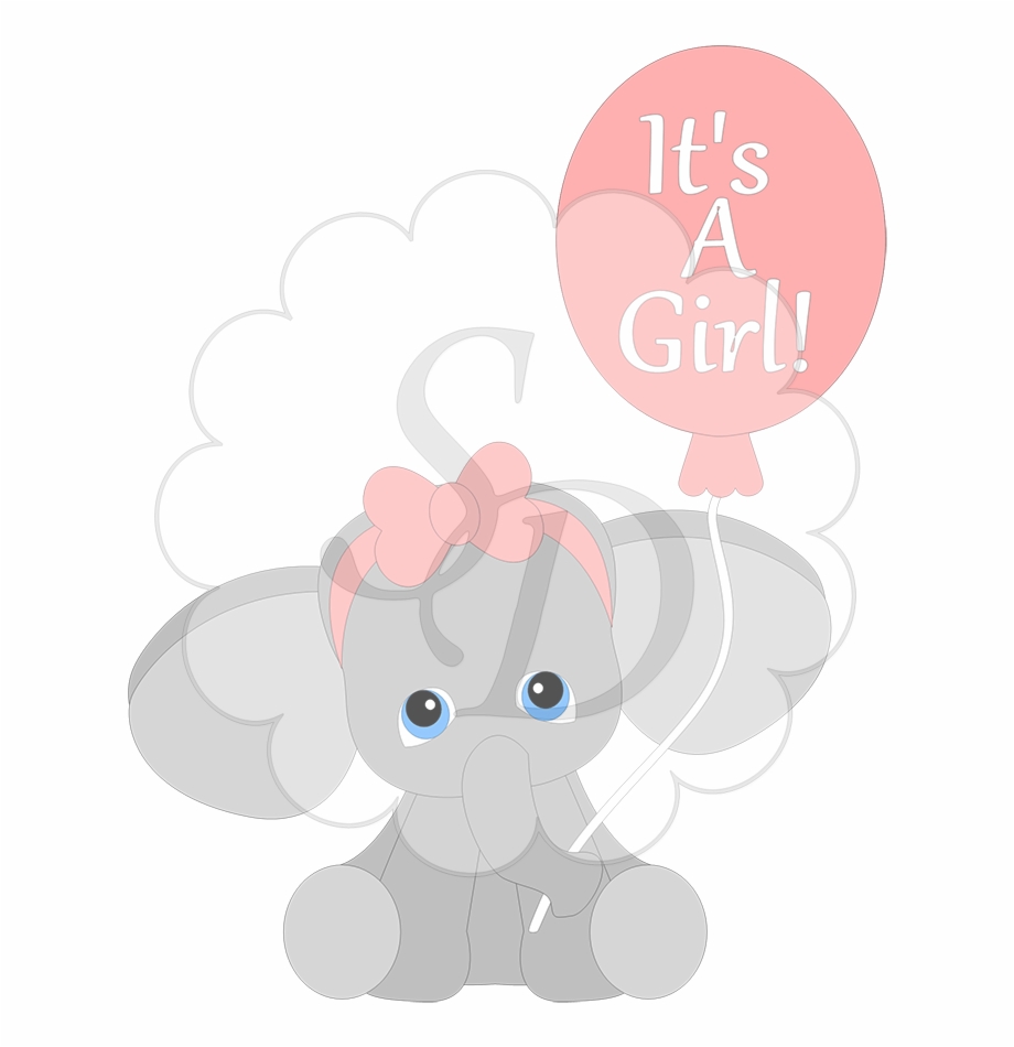 Image Free Library Baby Girl Elephant Clipart