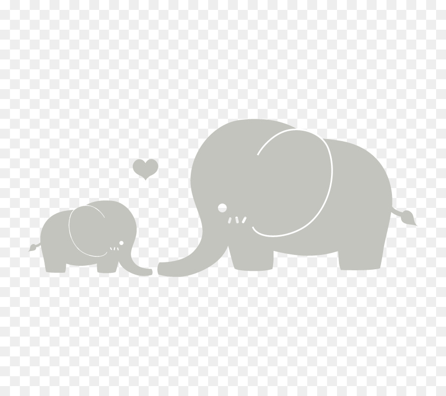 Free Elephant Silhouette Baby, Download Free Clip Art, Free
