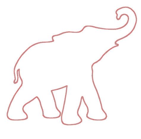 Bama Elephant Silhouette Studio File by SassyStudioFiles on