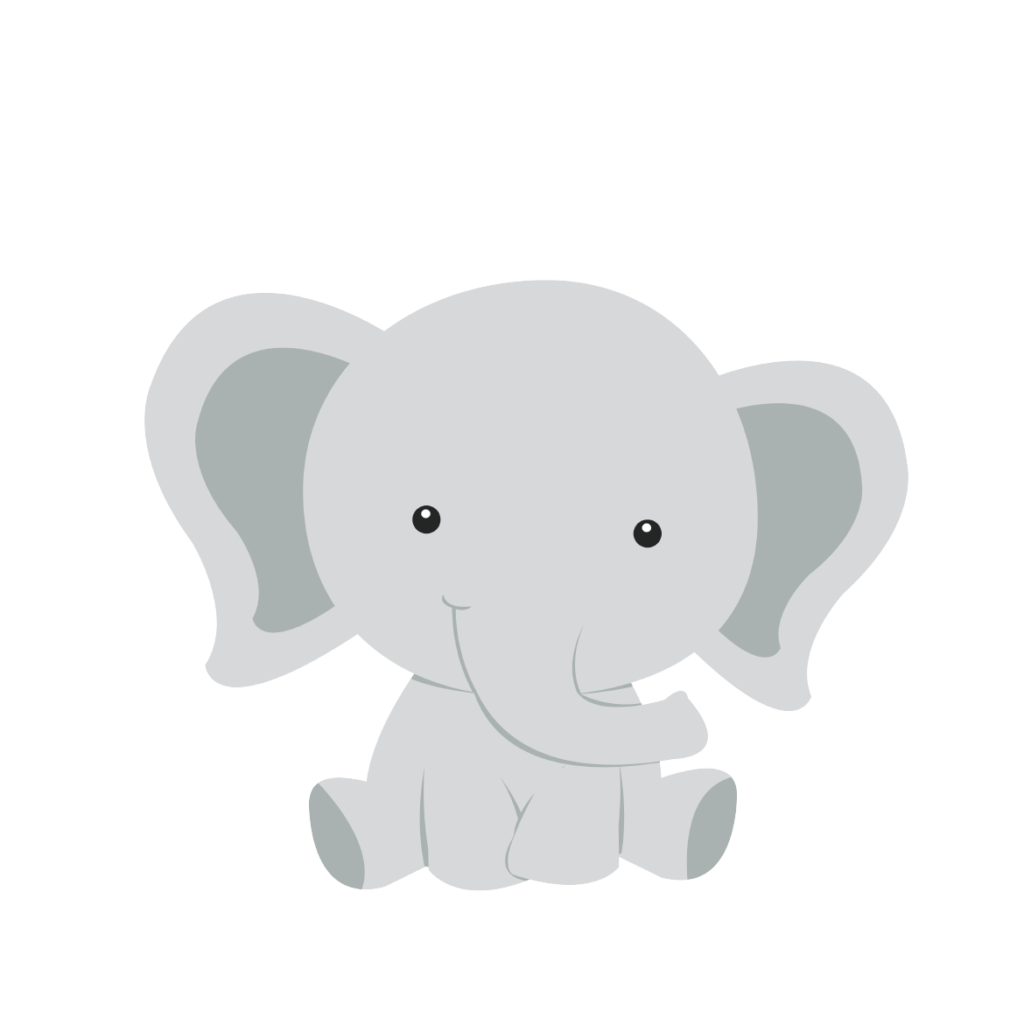 Diaper Infant Baby shower Elephant Clip art