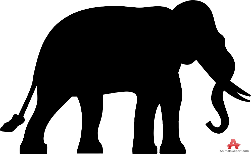 Free Elephant Cliparts Silhouette, Download Free Clip Art