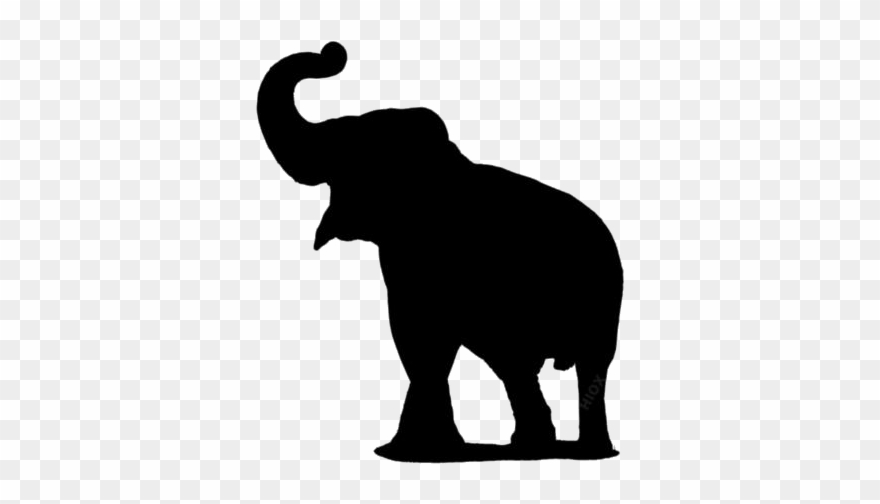 Elephant silhouette clipart trunk up pictures on Cliparts Pub 2020!  