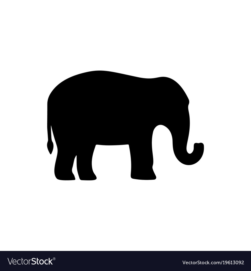Elephant silhouette for.