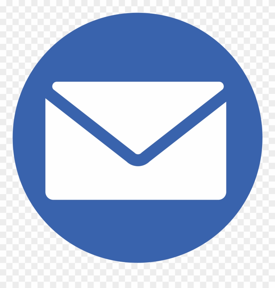 email clipart blue