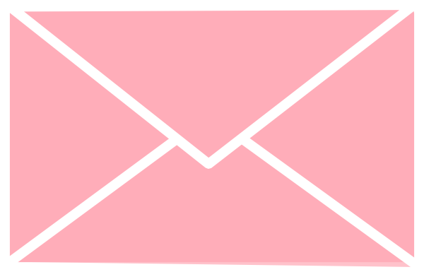 Email icon pink.