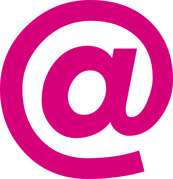 Email clipart pink.