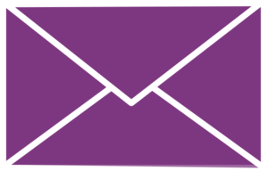 Mail icon purple.