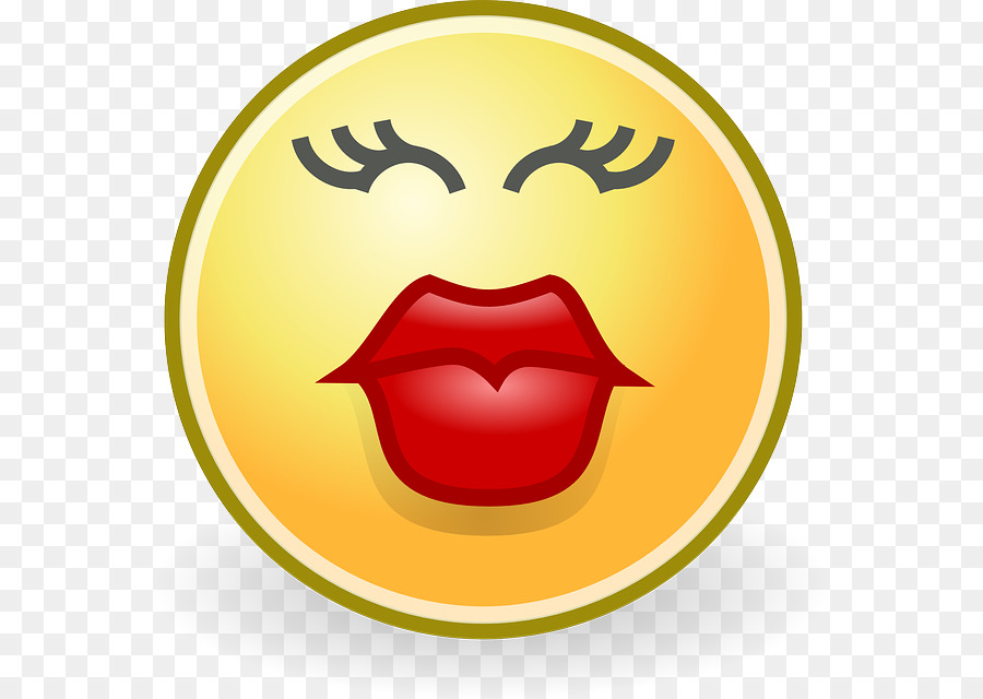 Kiss emoji clipart.