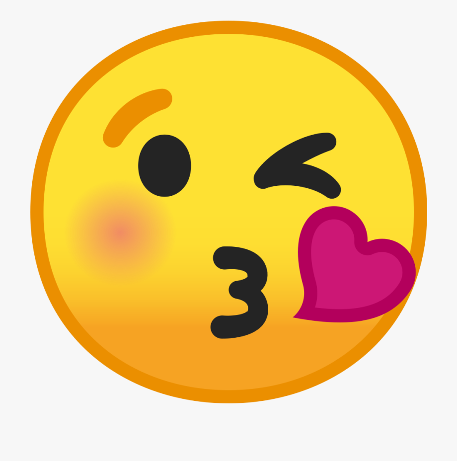 Emoji png kiss.
