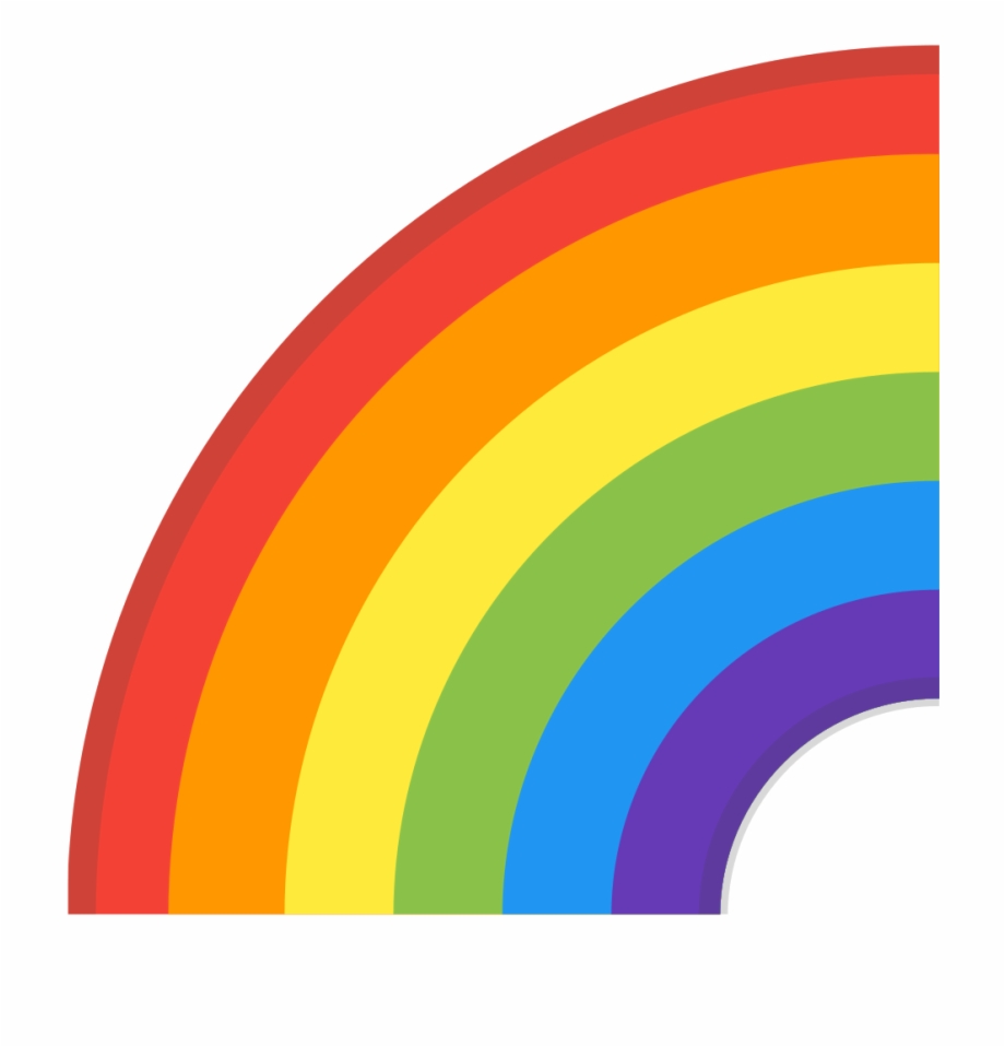 Emoji rainbow icon.