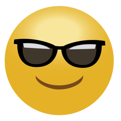 Download sunglasses emoji.
