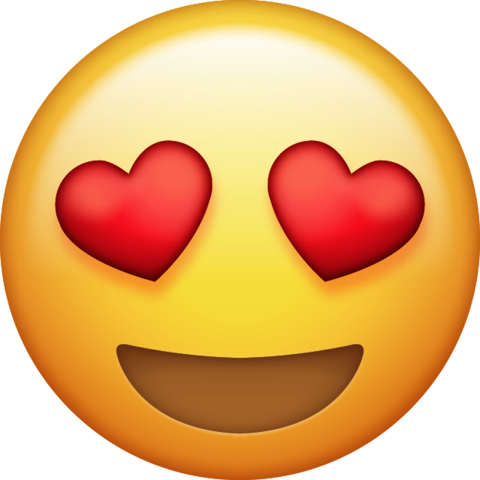 Heart Eyes Emoji Png Transparent