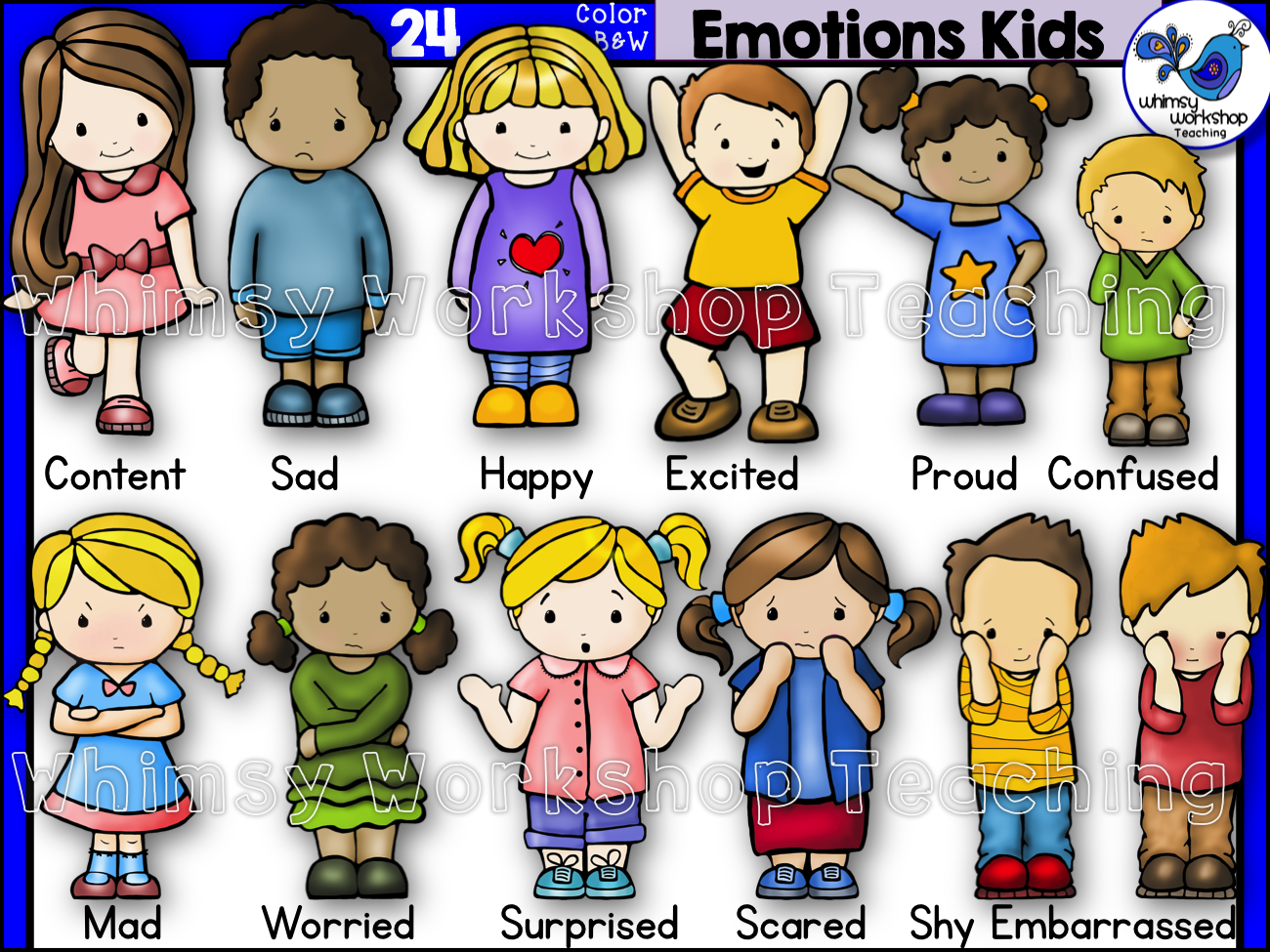 Emotions kids clip.