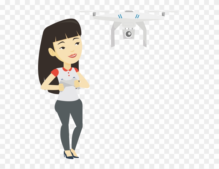 Websites drone woman.