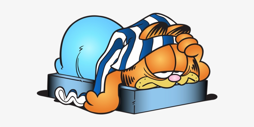 Sleeping Garfield Cartoon Transparent Png Clip Art
