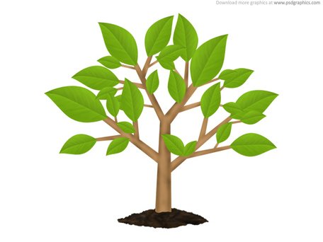Free Green tree environment symbol