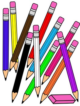 PENCIL CLIPART WITH ERASER