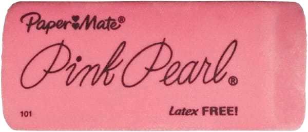Pink eraser above.