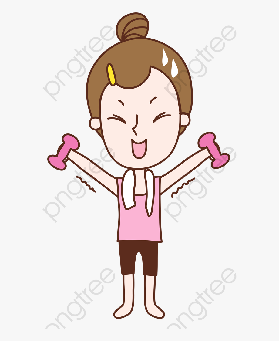 Exercise clipart cute.