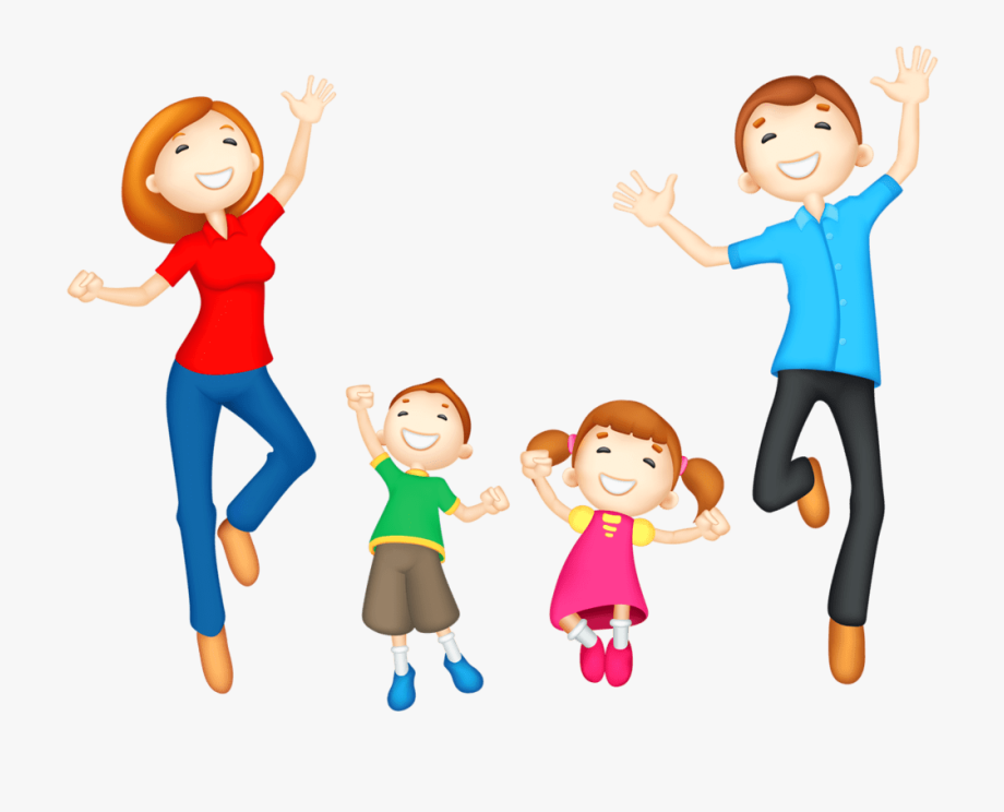 Family Exercise Clipart