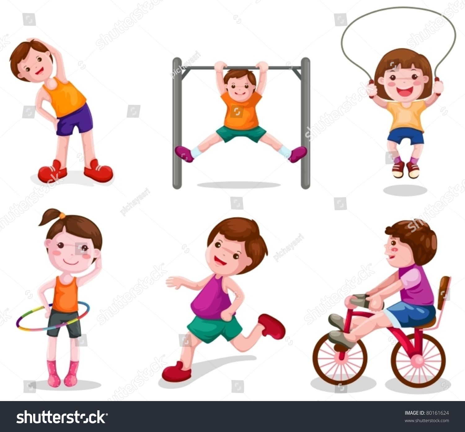 Exercise clipart physical.