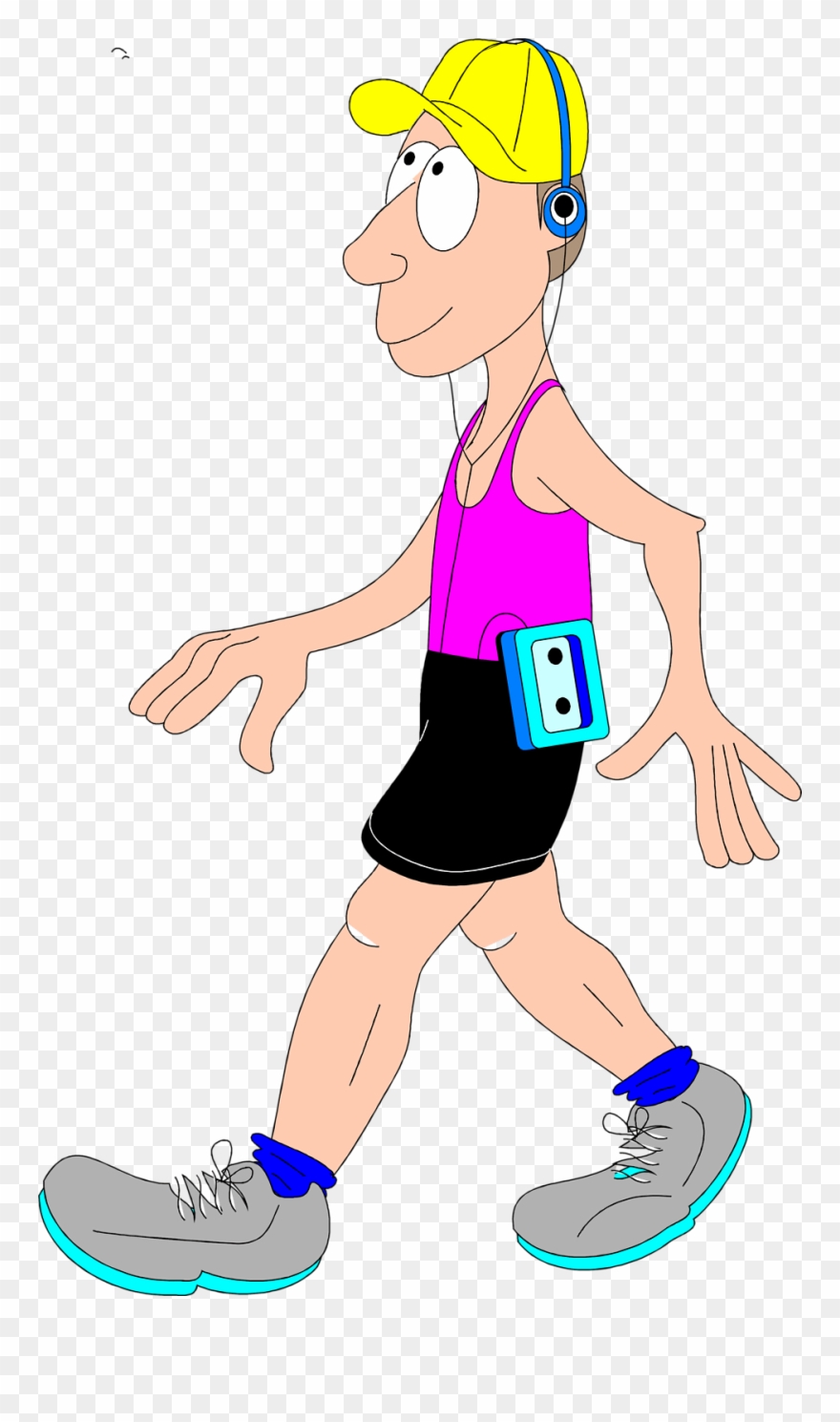 Man Walking Exercise Clip Art