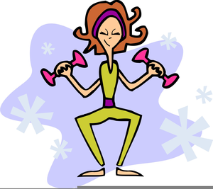 Clipart Fat Lady Exercising
