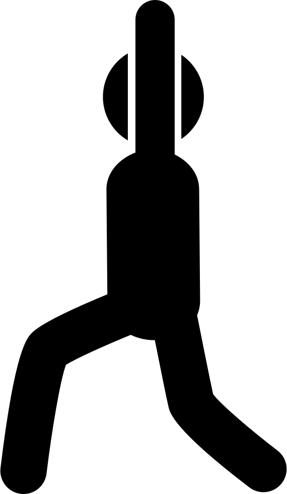 Man Exercise Posture From Side View With Rised Arms Svg Png
