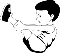 Exercise Clipart Black And White