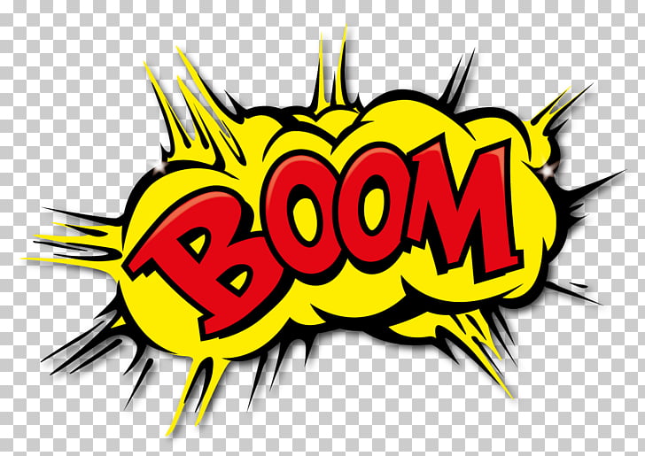 Explosion, Boom, boom comic cloud PNG clipart