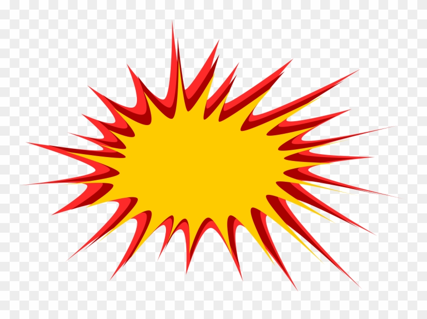 Cartoon Explosion Boom Png For Kids