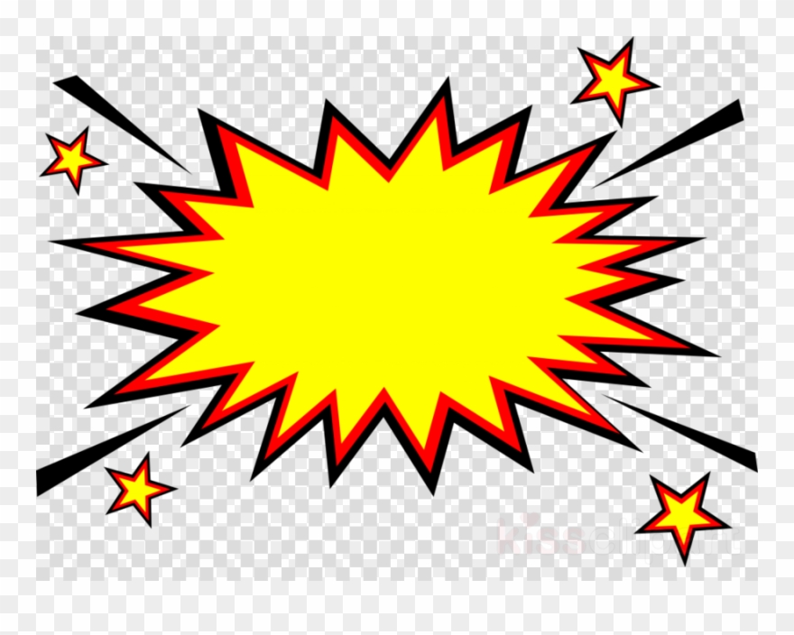 Download Explosion Comic Png Clipart Clip Art Leaf