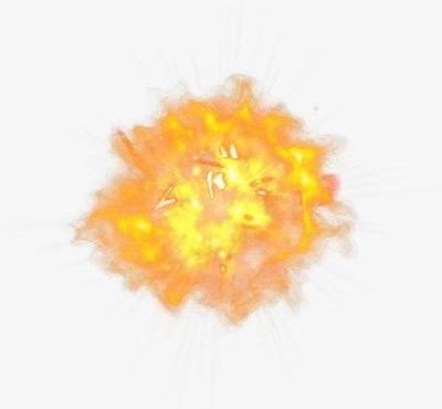 Explosion fire png.