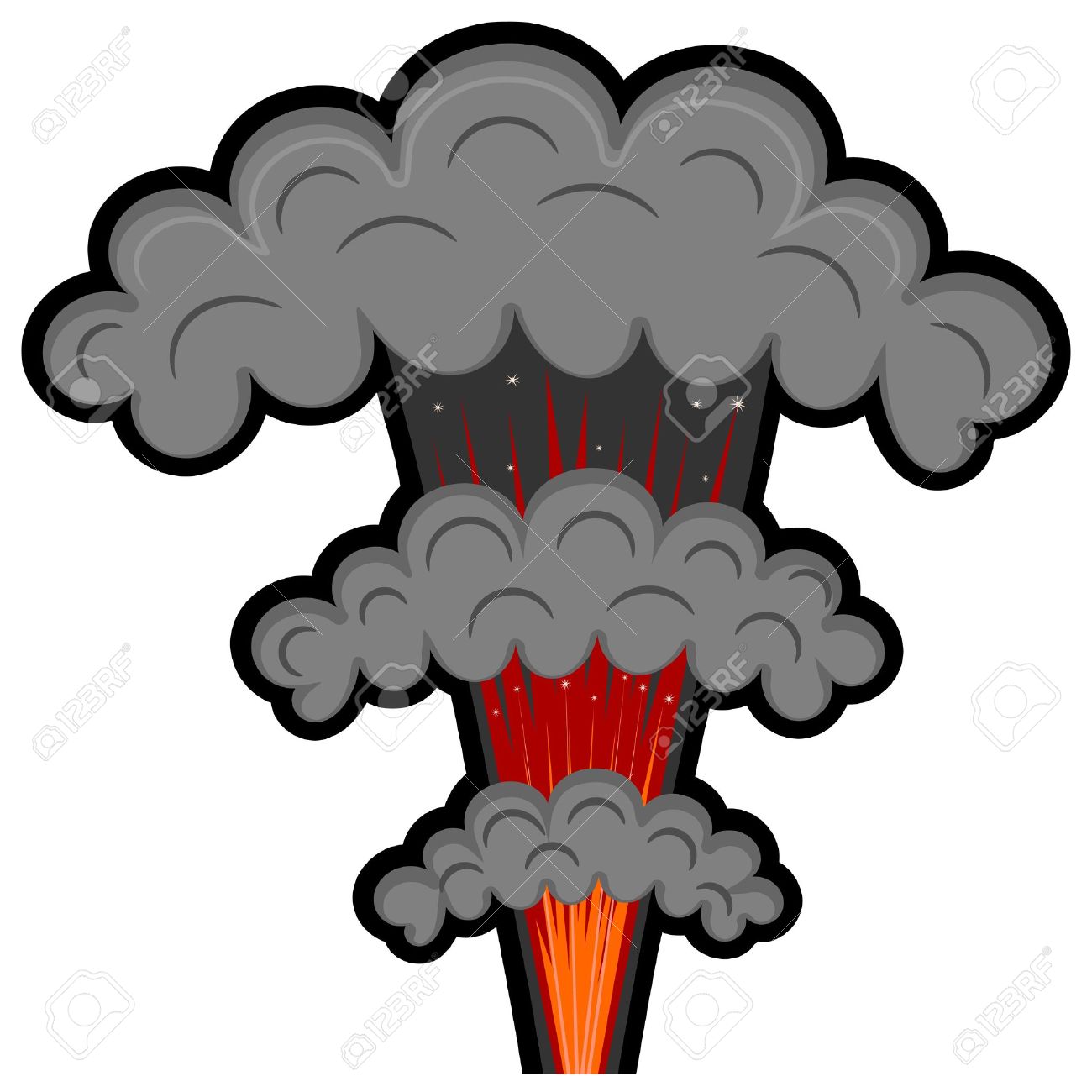 Explosions clipart free.