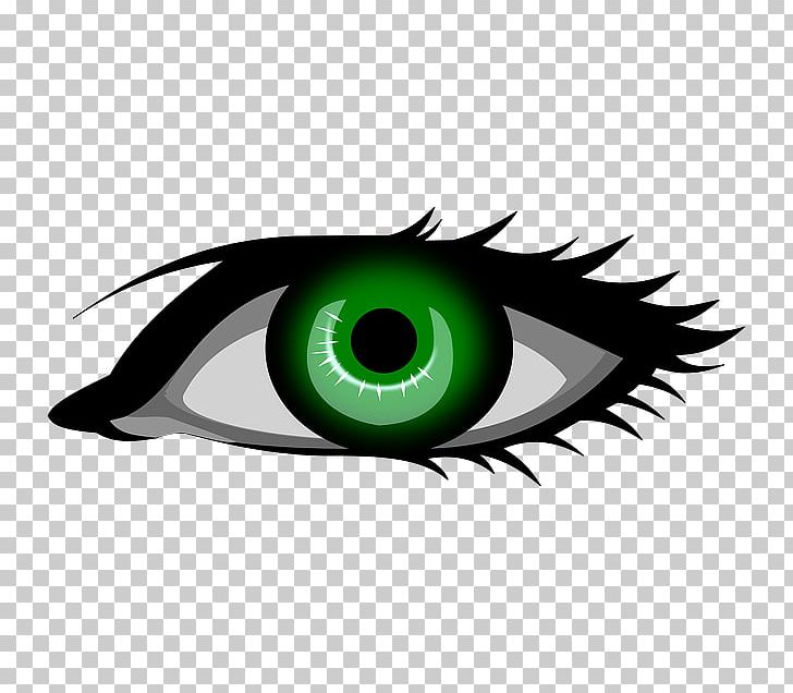 Eye color green.