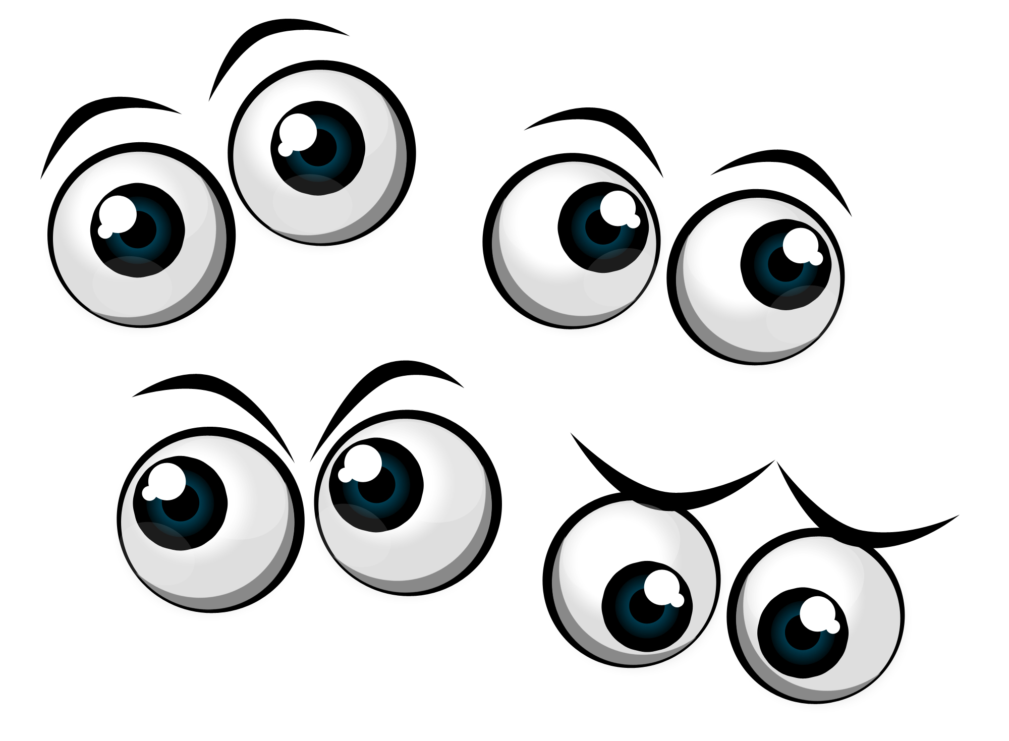 Images Of Cartoon Eyes Clipart