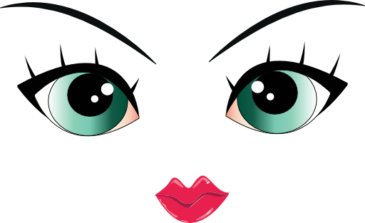 Beautiful eyes clipart clipart image