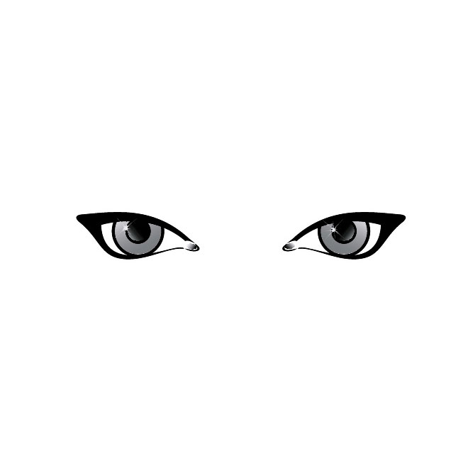 Eyes vector clip.