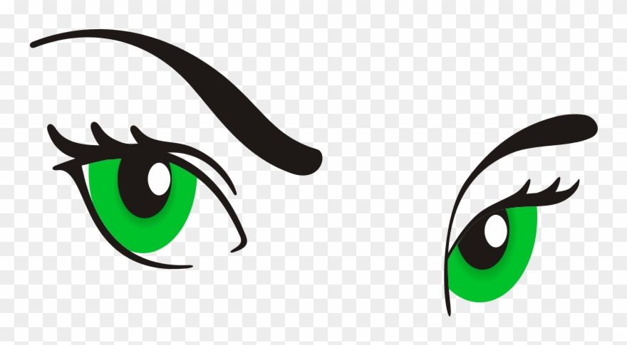 Green Eyes Clipart Eyebrow
