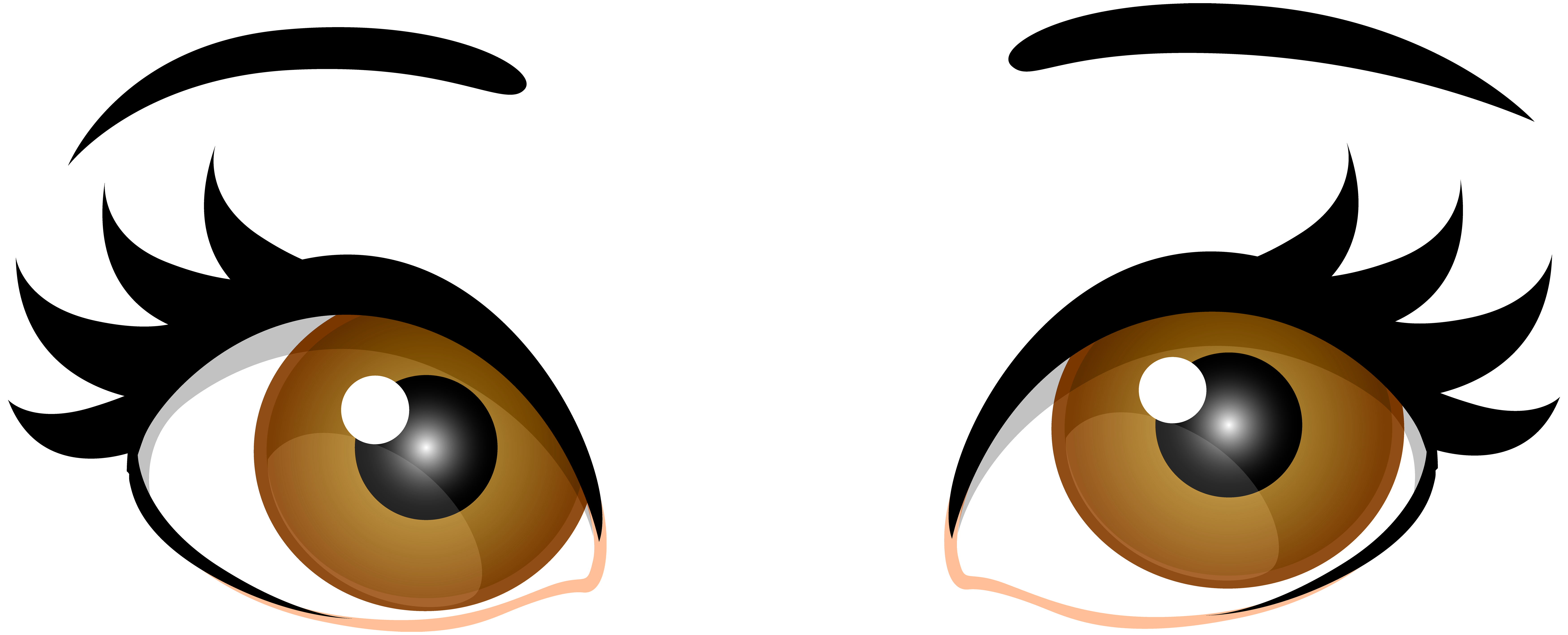Human eye brown.