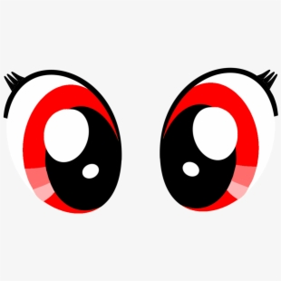 Red eyes clipart.