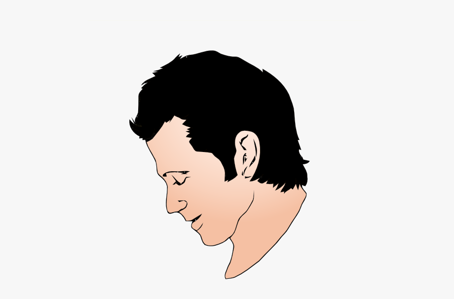 Man Face Side Clipart , Transparent Cartoon, Free Cliparts