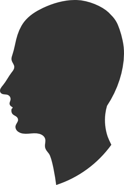 Side face clipart